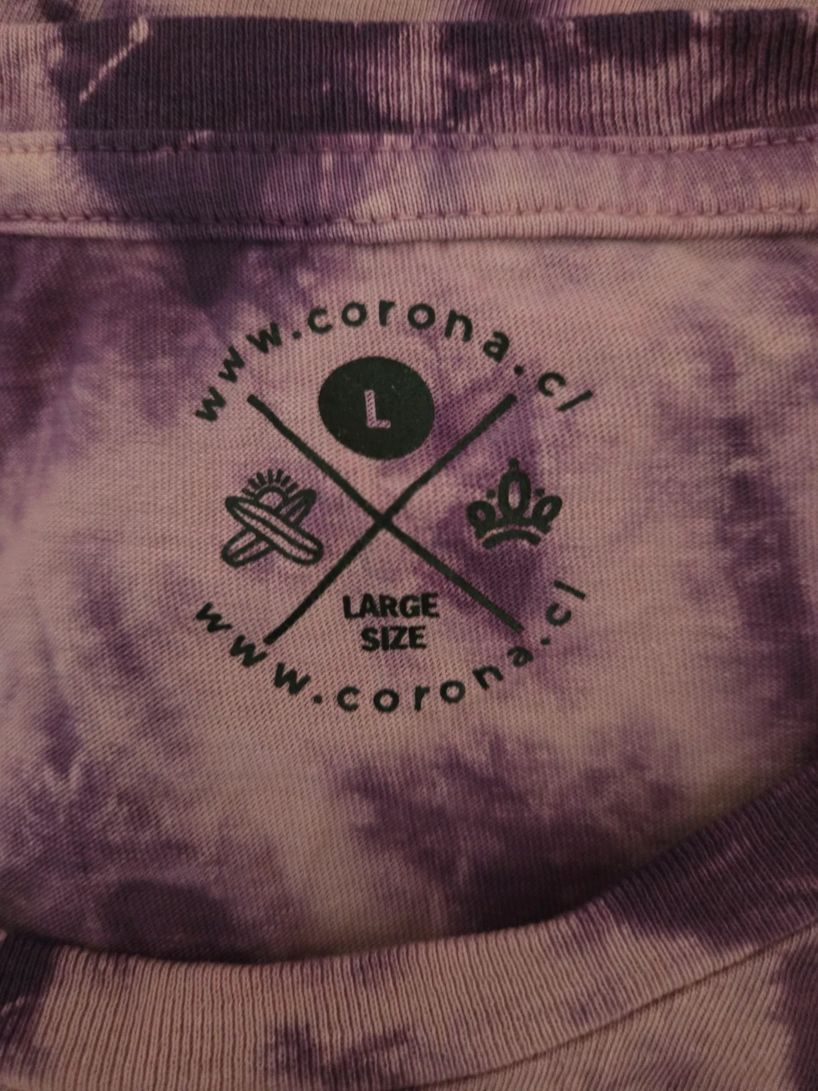 Camiseta tie dye roxa – photo 4